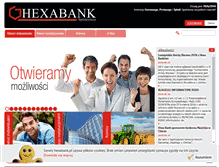 Tablet Screenshot of hexabank.pl